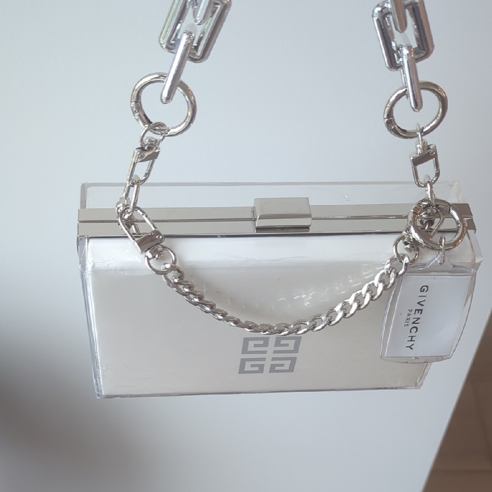 Givenchy Upcycled Paper Shopping Bag Novelty Clutch - Picture 4 of 5